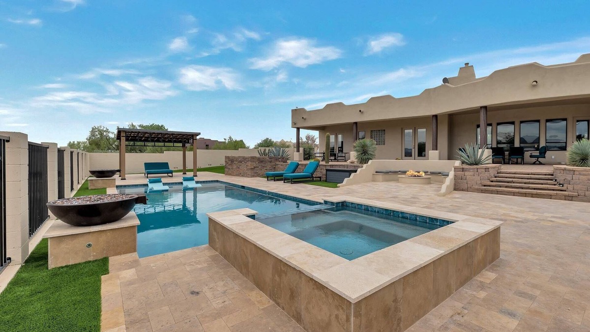 Rio Verde Foothills House | Perfect for families, Heated Pool & Spa, Basketball Court + Dog Friendly, Desert Paradise Views!