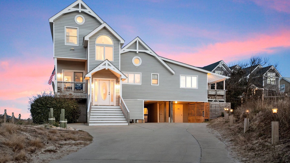 Corolla Village House | Persimmon House: Oceanfront, private pool,hot tub, sauna and awesome ocean views