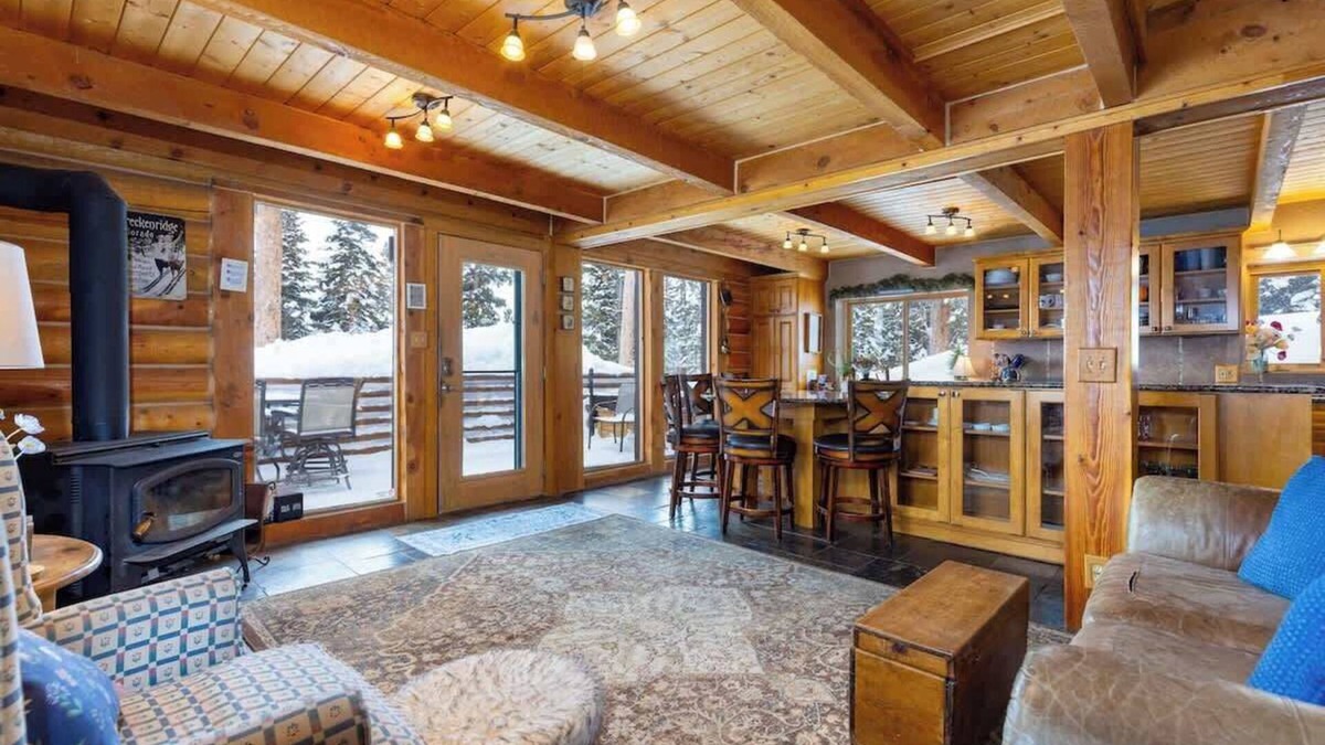 Quandary Village Cabin | Pet-Friendly Cabin with Hot Tub & Stunning Views