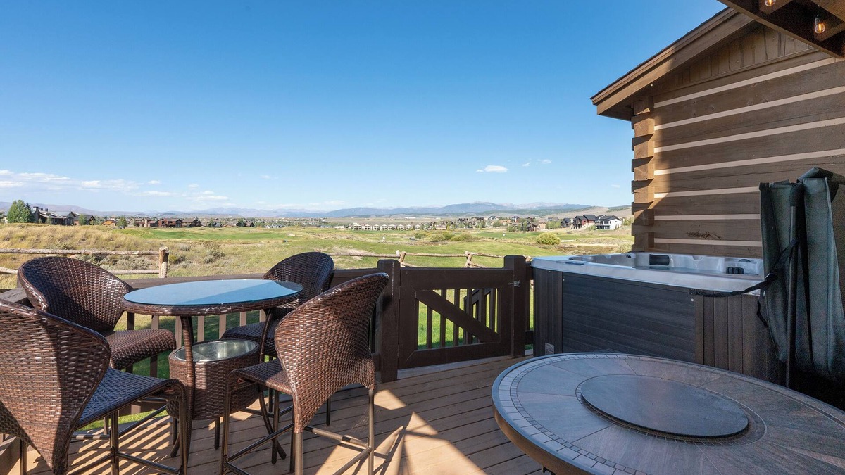 Grand Elk Ranch Cabin | Pet-friendly cabin w/fireplace, hot tub & views