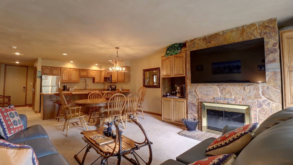 Copper Mountain Village Condo | Pet Friendly, Spacious, Mountain Views SB102