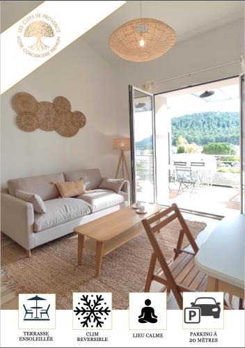 Roquefort-la-Bedoule Apartment | Petit Sablé - T3 avec Terrasse Proche Cassis
