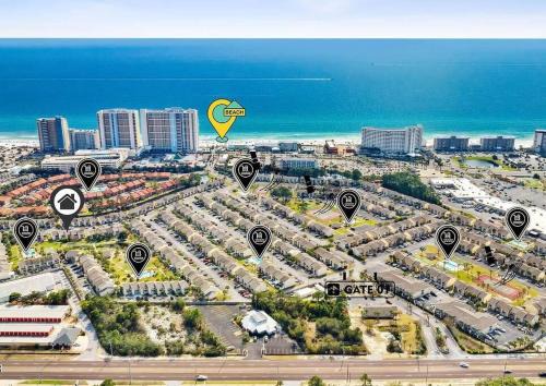Panama City Beach Apartment | PETS STAY FREE! Fenced! Parking for 2! 11 Pools!