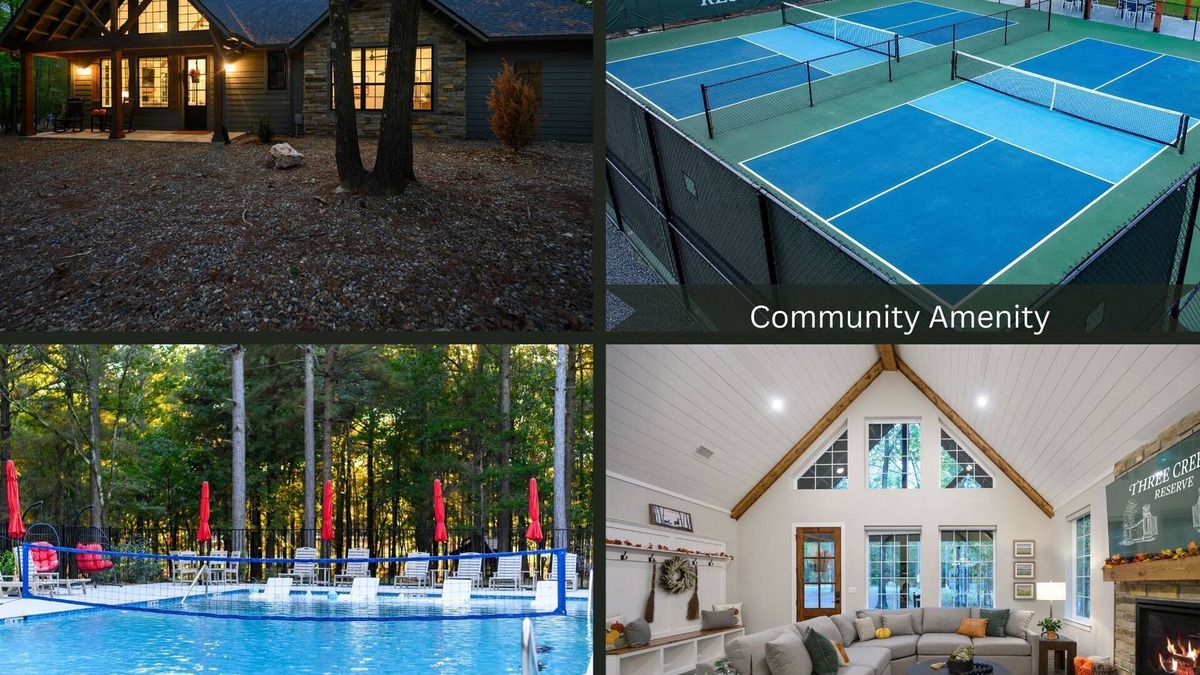 Broken Bow House | Pickleball, Pool, Splash Fountain, Clubhouse, Walking Trails, Basketball