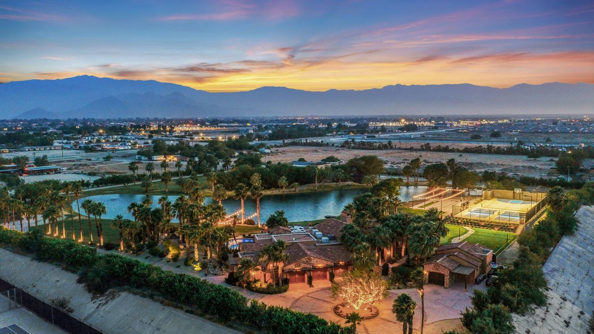 Indio House | Pickleball, Tennis, Golf, Private Lake,100' Pool, Bocce, Theater, Game Room