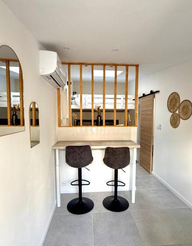 Mireval Apartment | Plain-pied lumineux & terrasse
