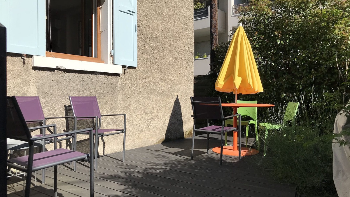 Aix-les-Bains City Center Apartment | Pleasant 3 rooms with garden and parking near the center