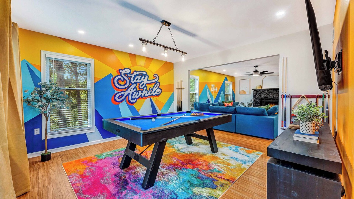 East Stroudsburg House | Pocono Dream House! Heated Pool, Fire Pit, Bowling, Mini Golf!