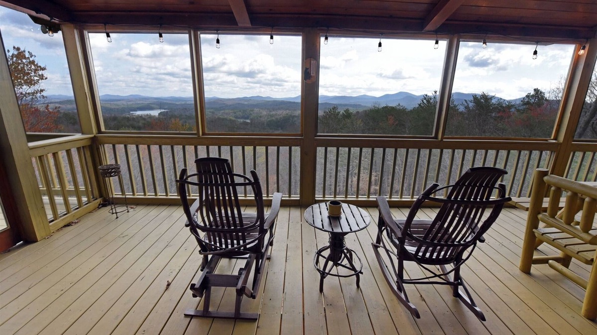 Ridges Over the Lake Cabin | Point of View-Amazing Views-Hot Tub- Pool Table- Wifi- Firepit