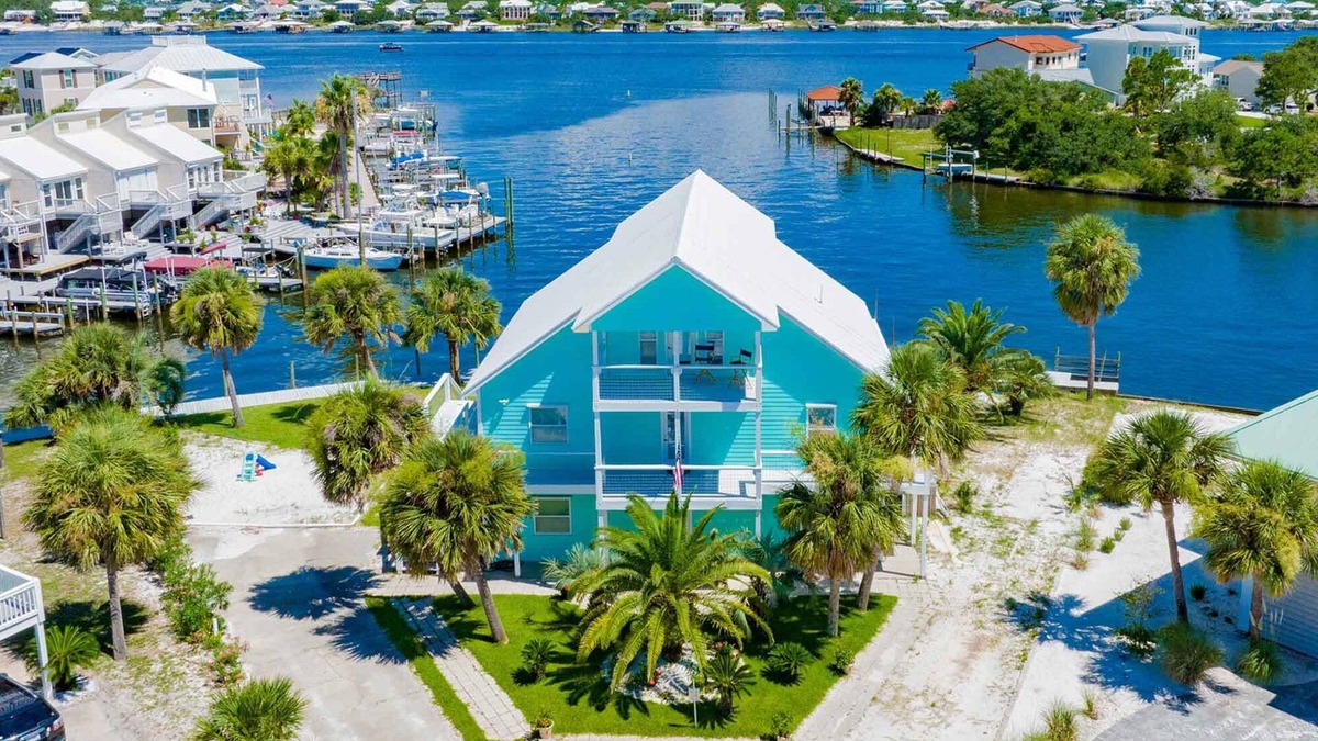 Perdido Key Coves One House | Pointe of It All | Spacious Home, Old River Views!