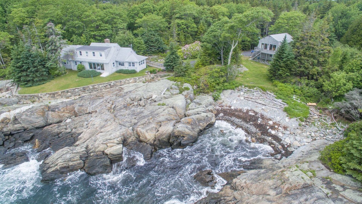 East Boothbay House | Pointed Fir Cove: Stunning Ocean Front Maine Retreat for Discerning Vacationers!