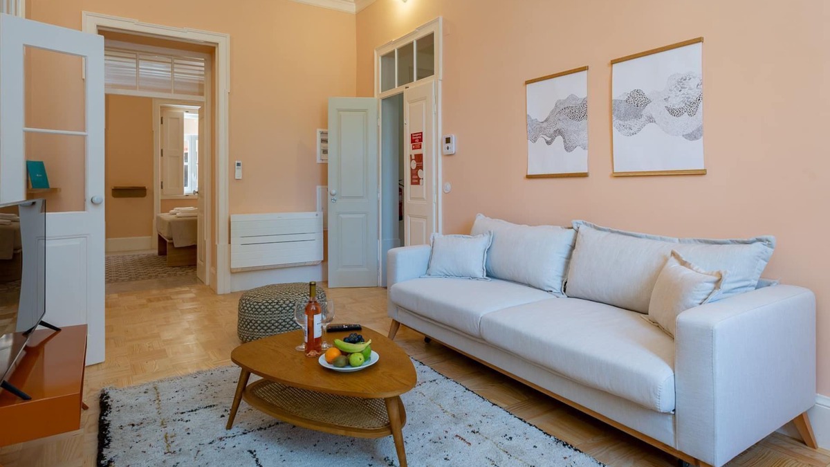 Vila Real Santo Antonio Apartment | Pombaline Building W/Pool - Apt 1 by LovelyStay