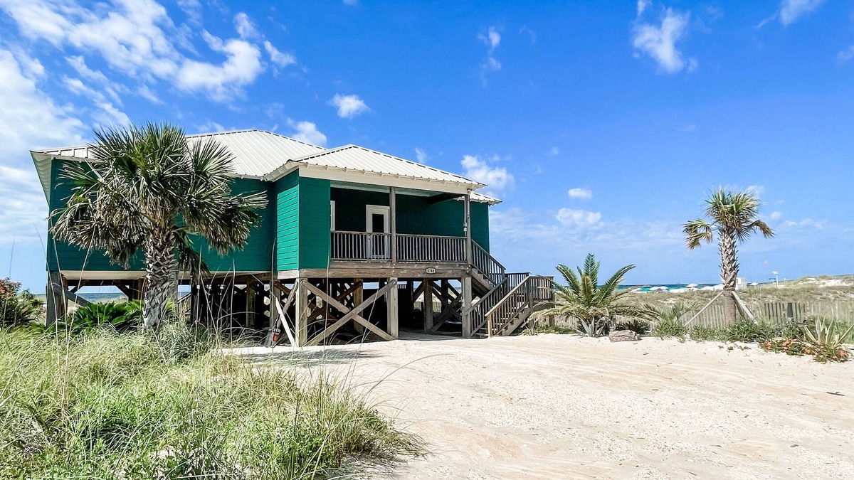 Fort Morgan House | Pompano Palms.4 BR/4 BA Directly On Private Beach!