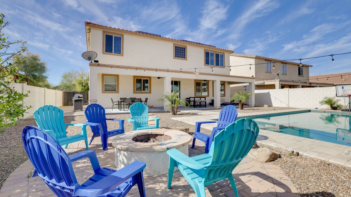 Canyon Trails West House | Pool, Fire Pit: Family Home in Goodyear!