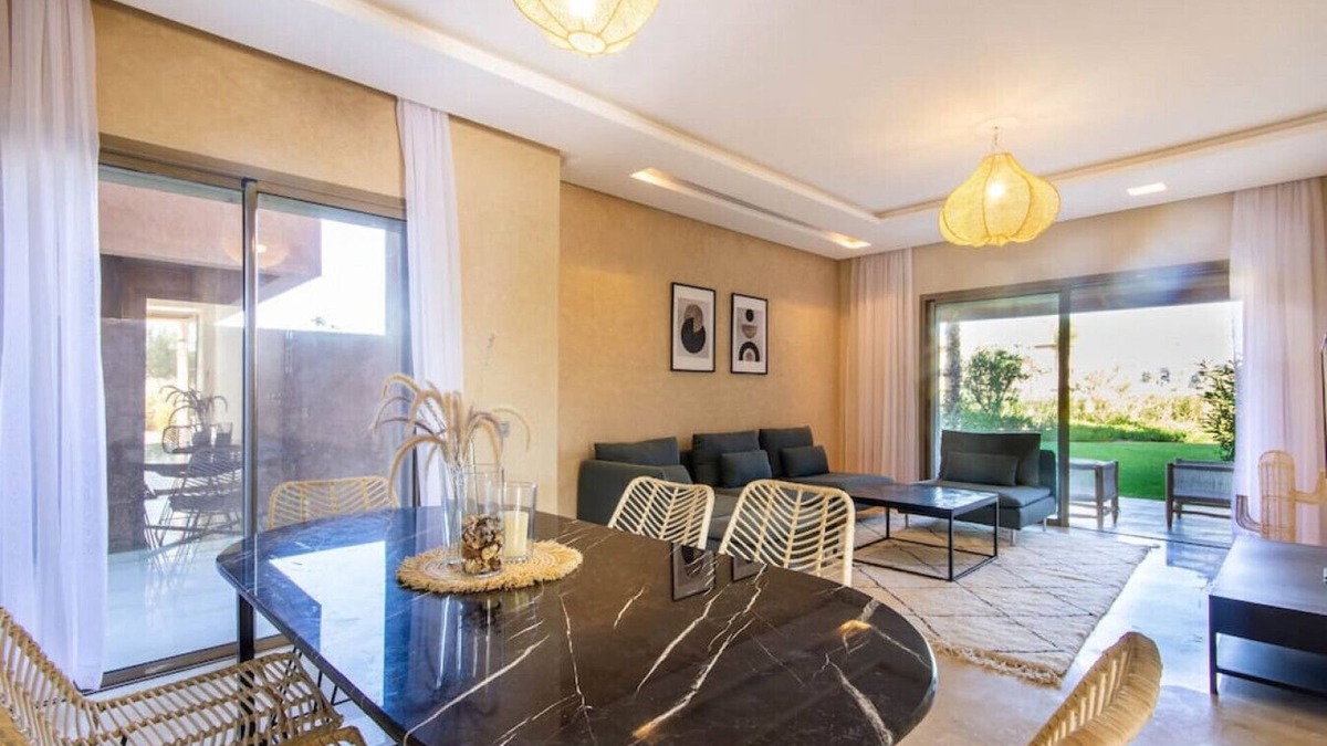 Marrakech Condo | Pool & Garden View - Family relaxation