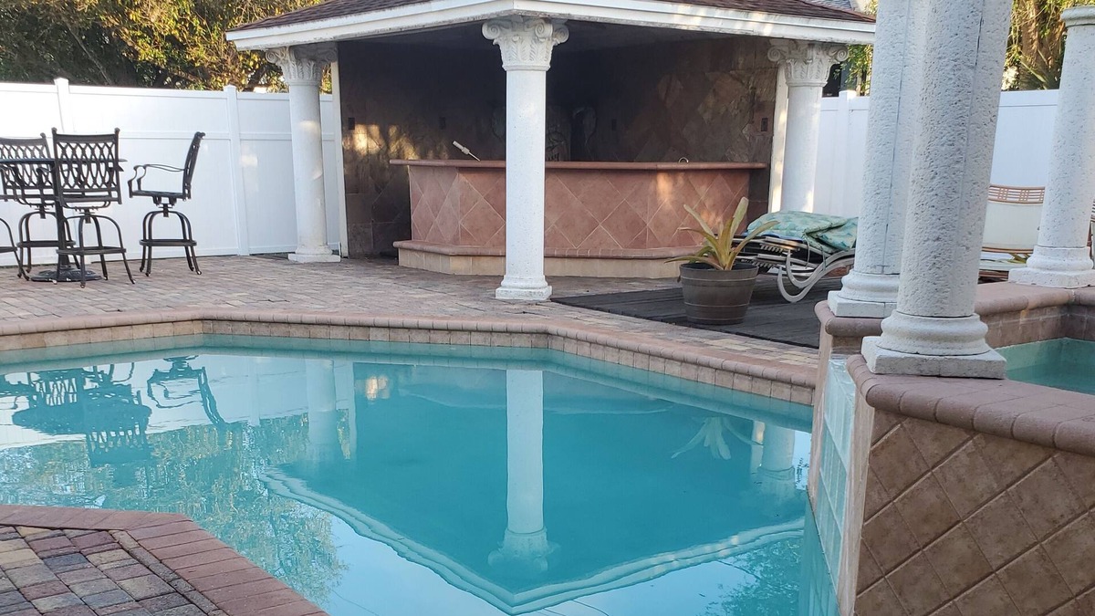 Cypress Lake House | Pool home 3 bed/3 bath with tiki bar & hot tub