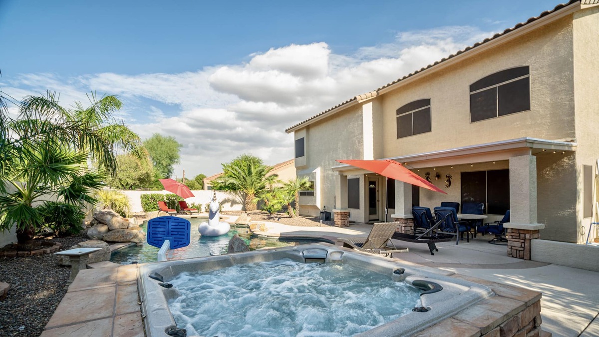 Canyon Trails House | Pool, Hot tub, King Bed, Pool table, Corn Hole