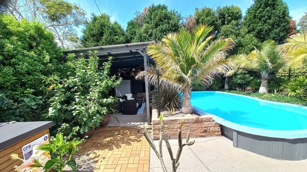 Shoal Bay House | Pool's ready! Enjoy a hidden oasis on a quiet street between pristine beaches.