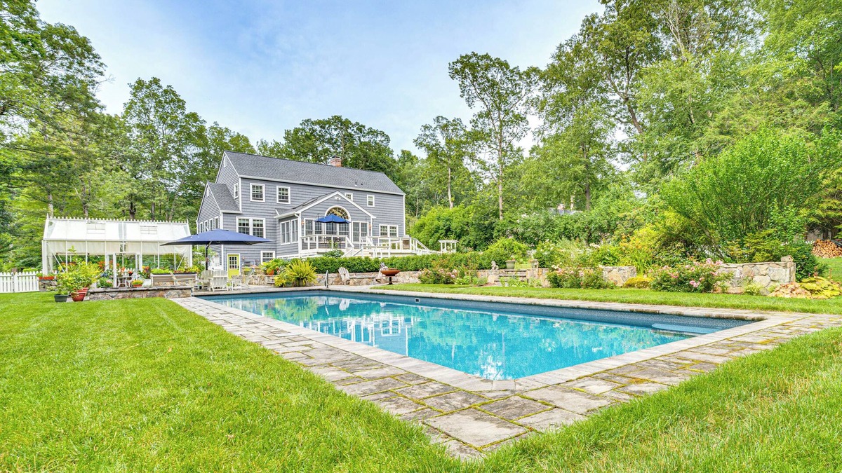 Stevenson House | Pool, Sunroom & Gardens: Luxe Sandy Hook Home!