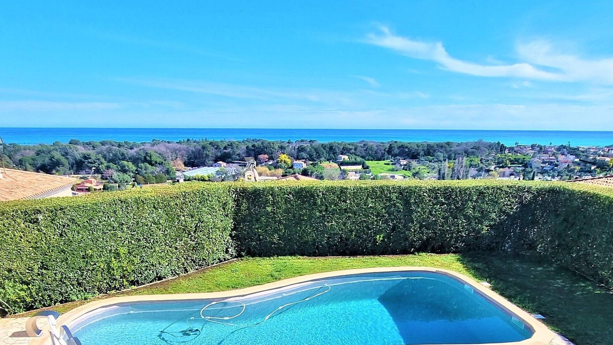 Biot Villa | Pool villa with magnificent panoramic sea view