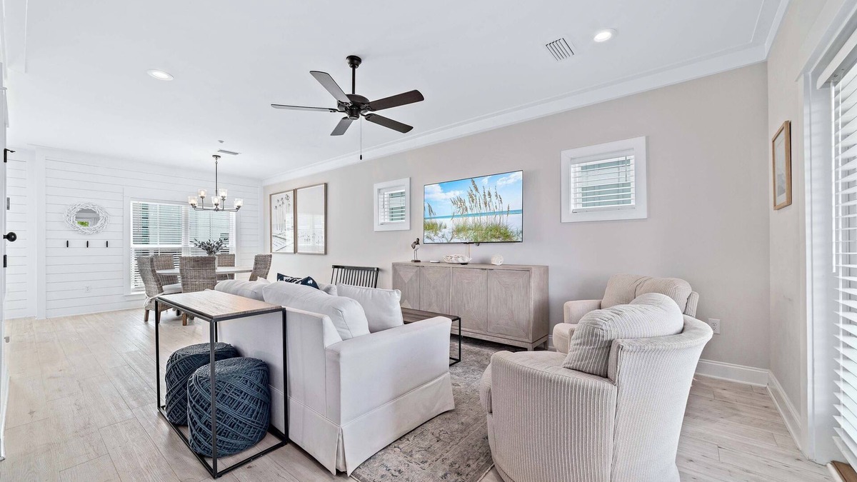Orange Beach House | Pool, Walk To Beach & Restaurants, Water Views, Luxe Amenities, 3BR, Sleeps 9