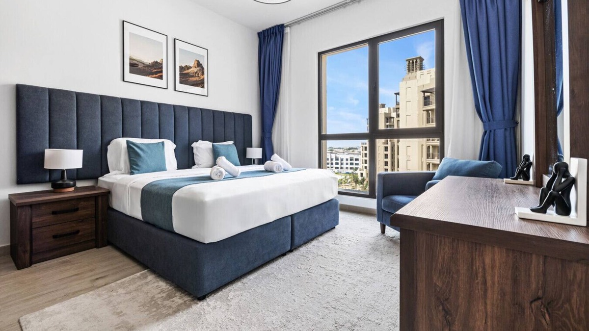 Umm Suqeim 3 Apartment | Pool with Burj Al Arab View & near Tourist Spot