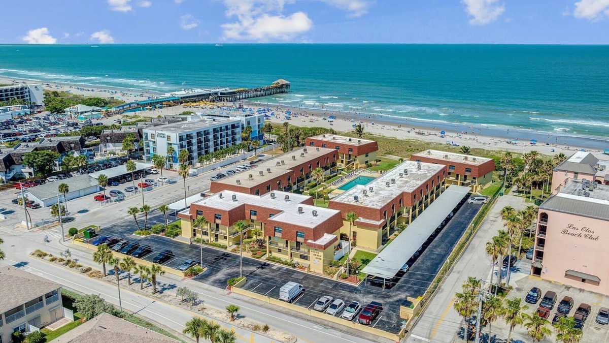 Avon By The Sea Condo | Poolfront 2BR Condo with BBQ Steps To Beach & Pier!