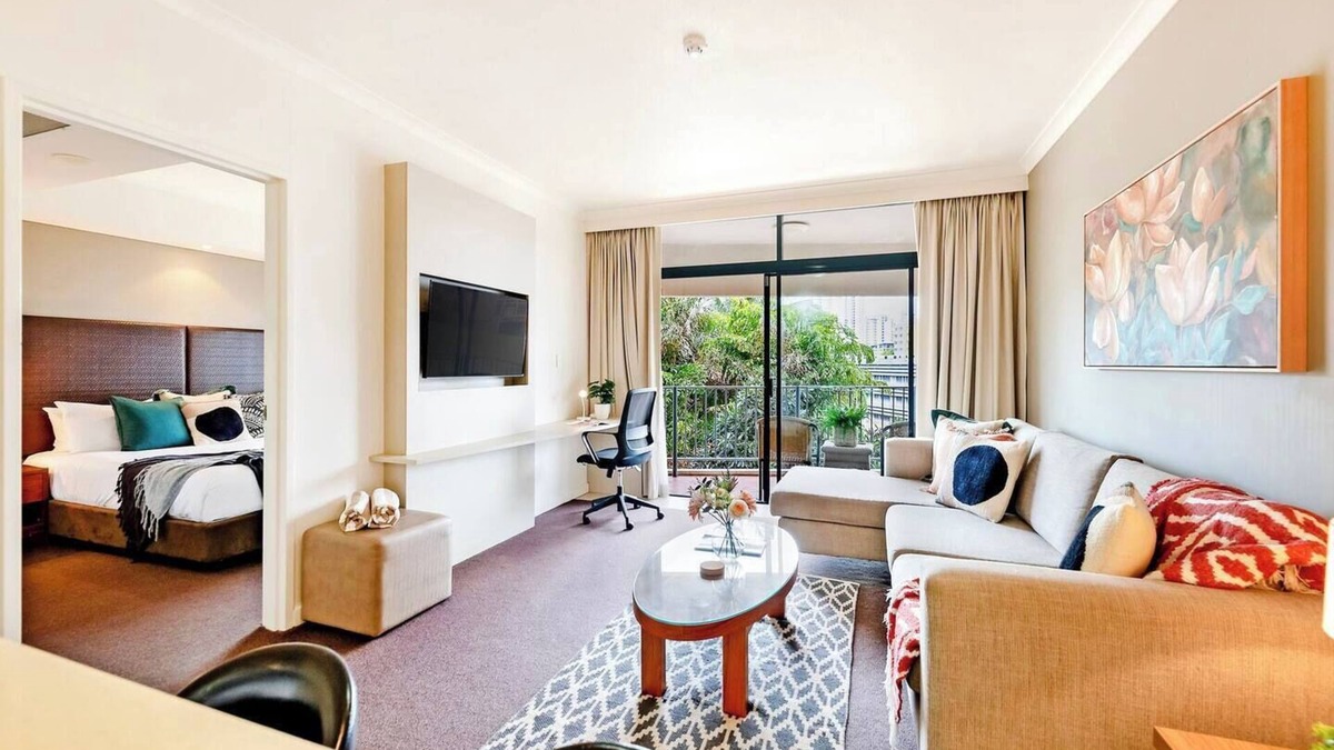 Darwin City Centre Apartment | Poolside Resort Living on Esplanade with Balcony