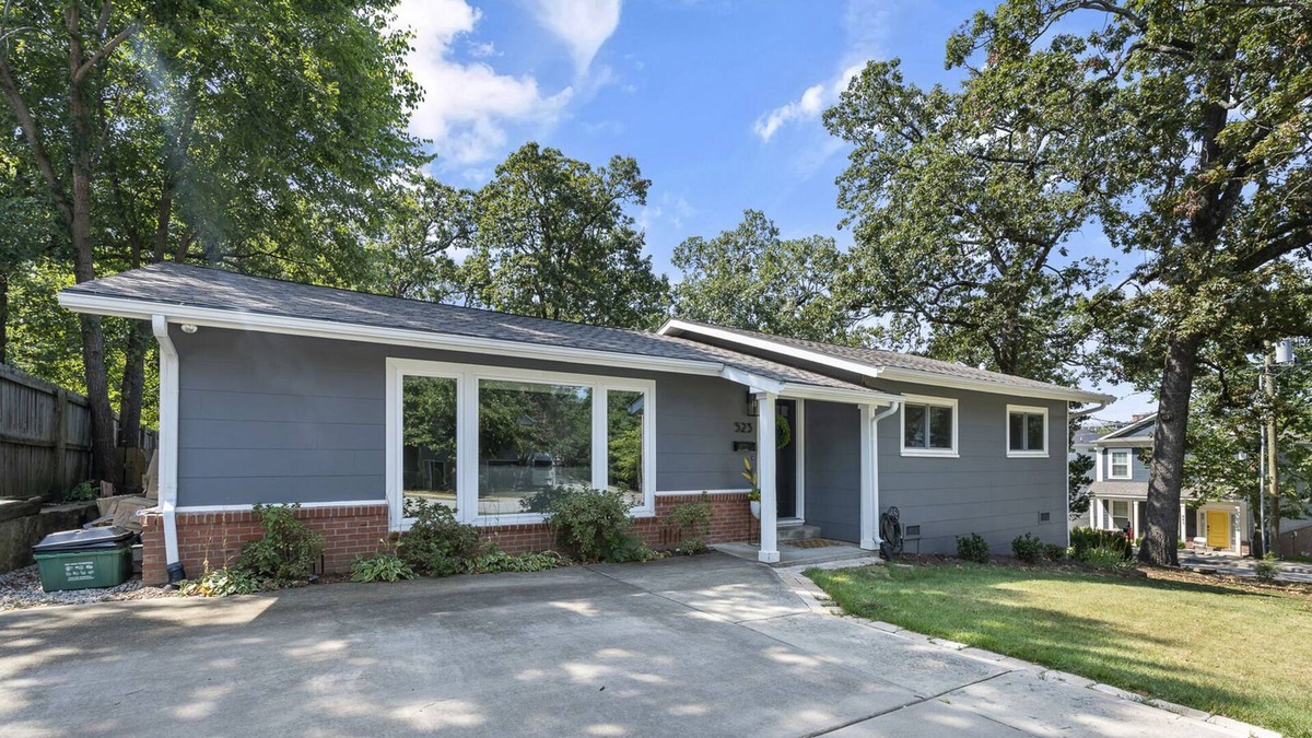 Fayetteville House | Pop art-themed dog-friendly home with huge deck, grill, cornhole, backyard