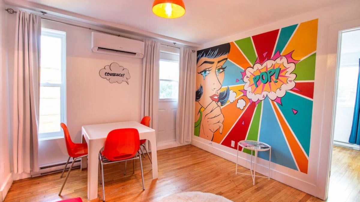 Plateau Mont Royal Apartment | Pop/Rooftop/Terraces/Plateau/St-Denis/AC/TV