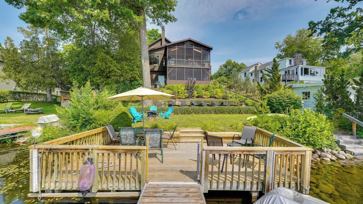 Lake George House | Porch & Views: Queensbury 'Three Family Lakehouse'