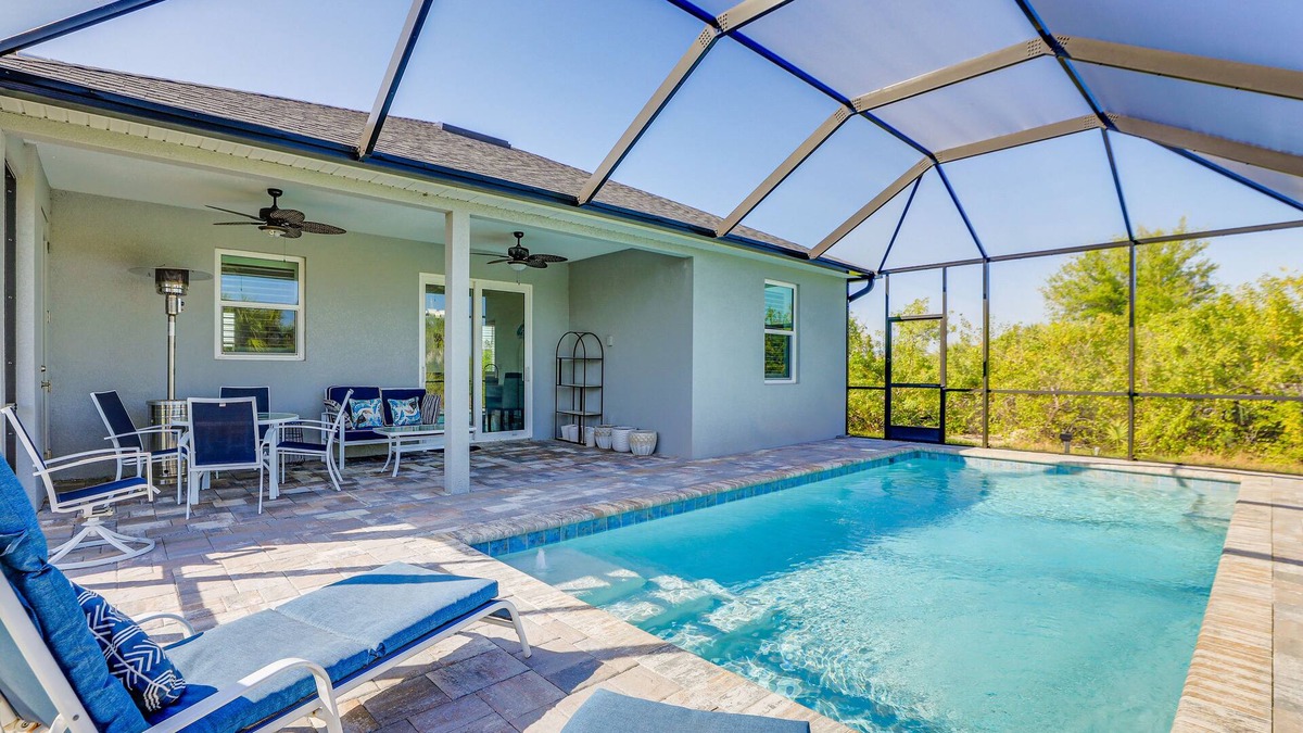 South Gulf Cove House | Port Charlotte Home: Heated Pool, Screened Lanai!
