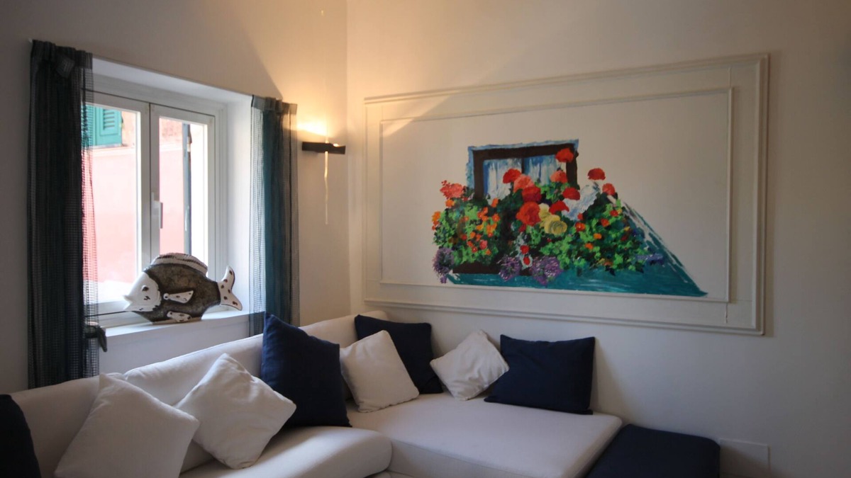 Portofino Apartment | Portofino's Cozy Terrace Wi-fi A/C