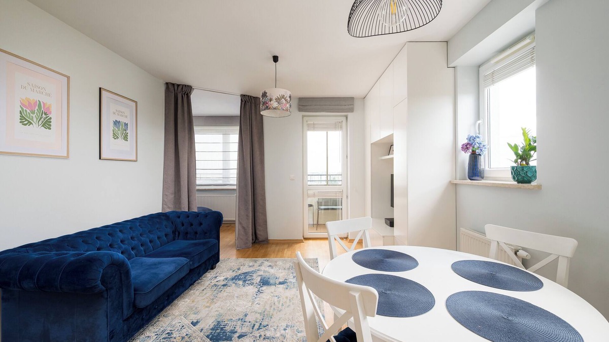 Praga Polnoc Apartment | Praga Tower Blue Apartment
