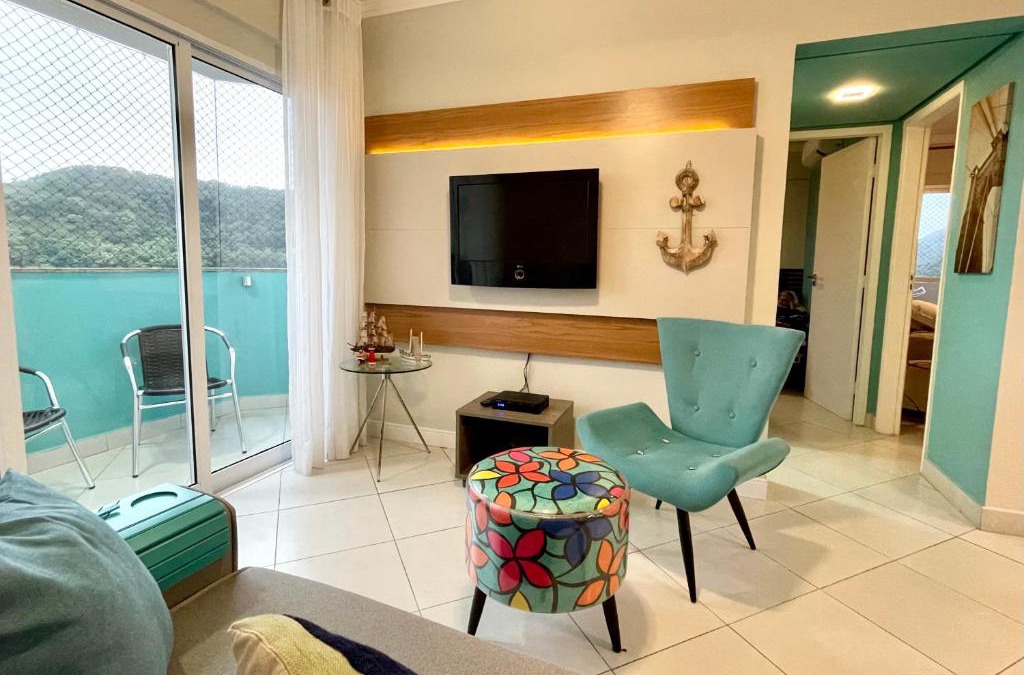 Tombo Apartment | Praia do Tombo Reformado, Piscina, Varanda Gourmet, Ar Condicionado, cama King Size, Smart TV, Wi-Fi