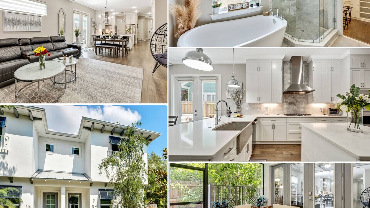 New Suburb Beautiful House | Premiere Luxury: Discover Our Brand New Townhouse in Tampa's Prime Location!