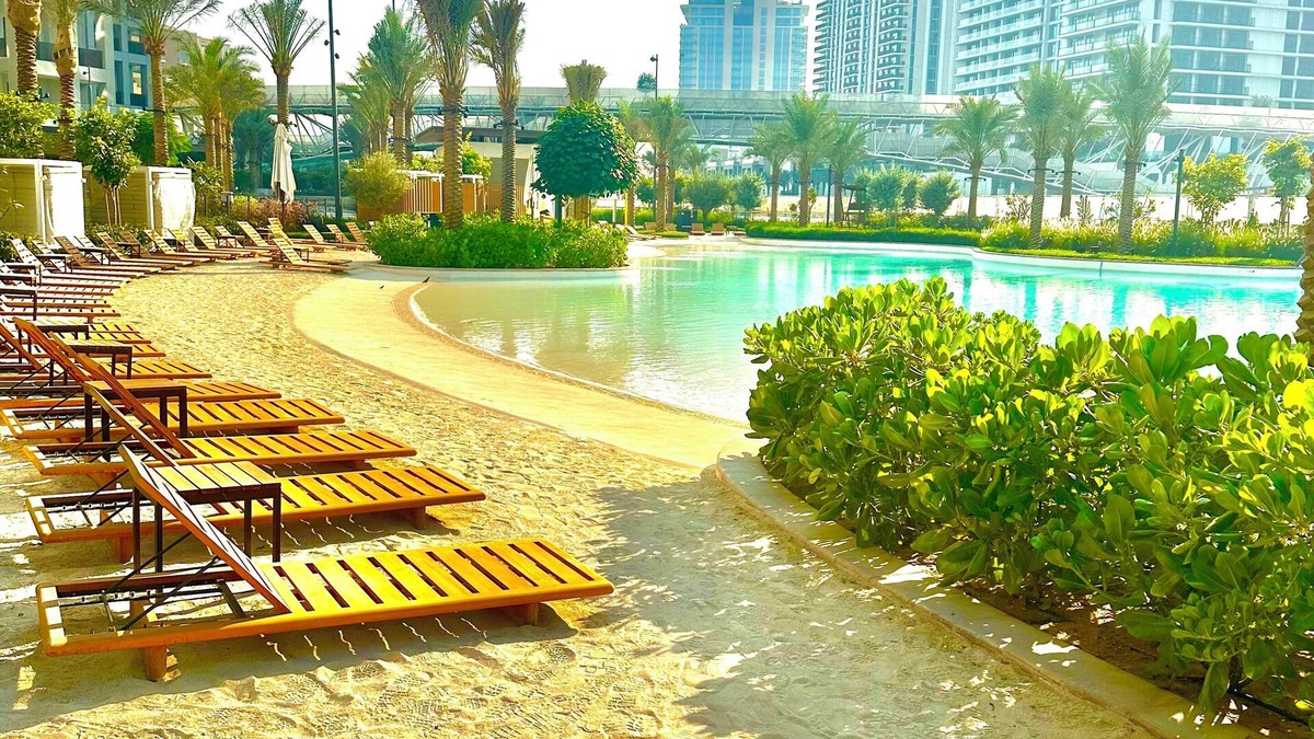 Jadaf Apartment | Premium 1 Bed Apartment With Private Beach Lagoon Access Close To Downtown