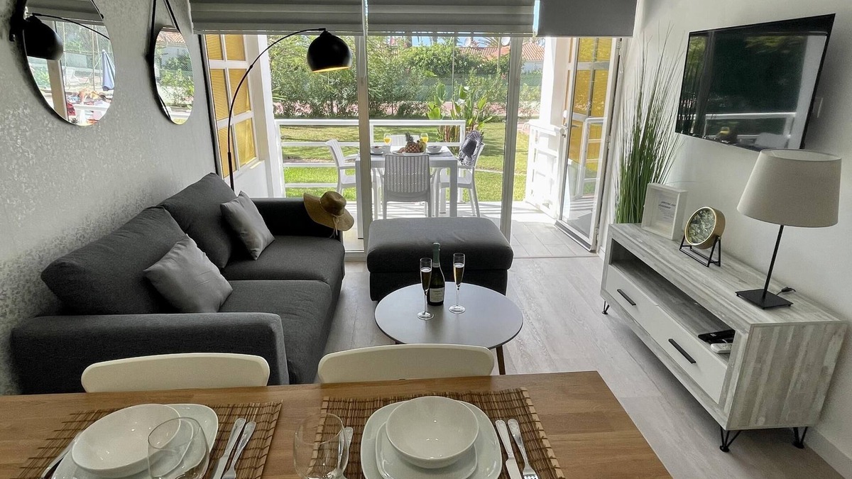 Maspalomas Apartment | Pretty pool view holiday home