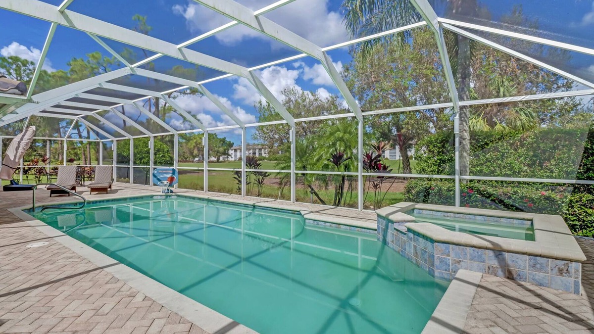 Lely Golf Estates House | Pristine Luxury Heated Pool Home on the Golf Course