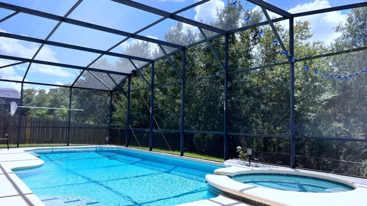 Crescent Lakes House | Privacy 4 Bed 3 Bath Pool Home with Spa