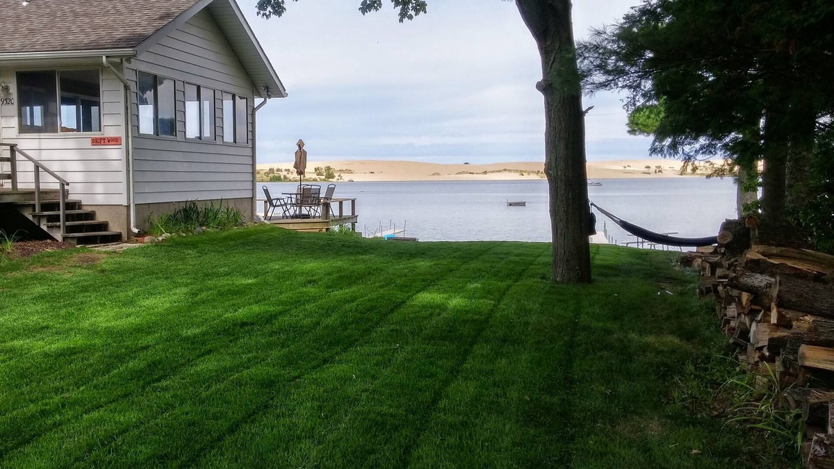 Silver Lake Resort | Private 100' Beachfront: Amazing Views, Pontoon Boat, Kayaks, Paddleboad