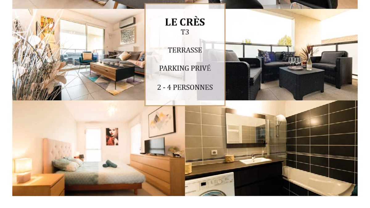 Castelnau-le-Lez Apartment | Private apartment - Terrace - Near Montpellier