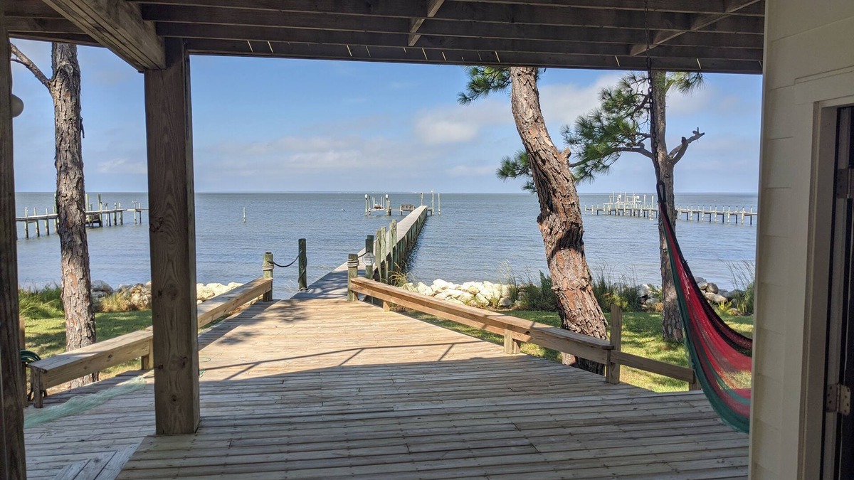 St. George Island Apartment | Private Bayfront Apartment with King bed and Awesome View