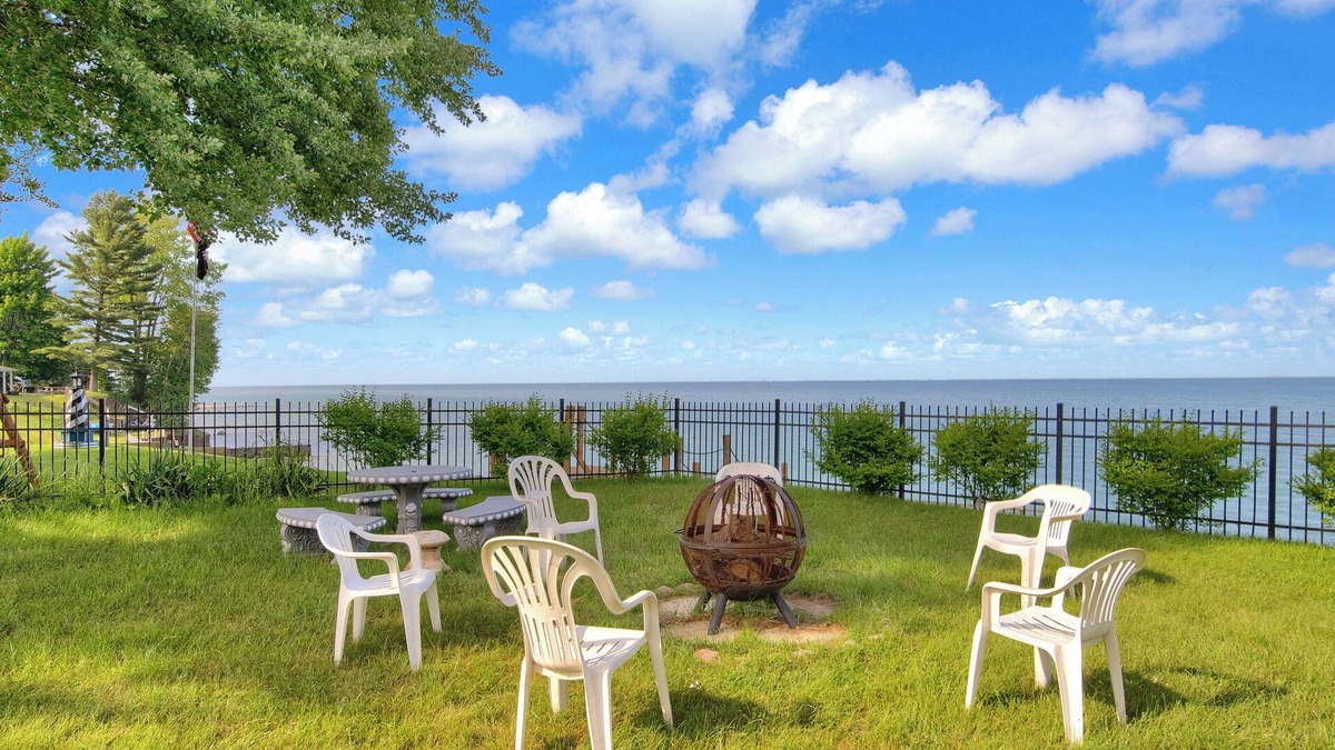 Richmondville House | Private Beach & Sauna: Lakefront Deckerville Home!