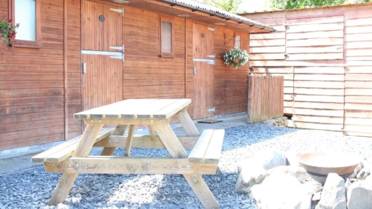 Tabor Cabin | Private Bedroom at Torrent Walk Bunkhouse in the Heart of Snowdonia. Sleeps 6