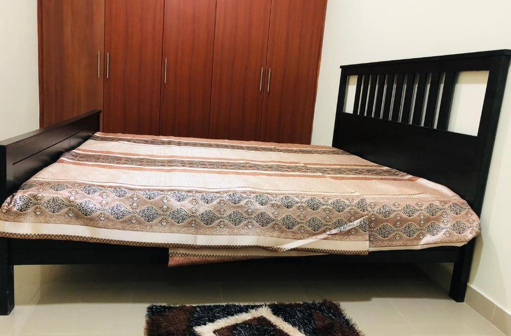 Al Quoz House | Private Bedroom with Burj Khalifa View