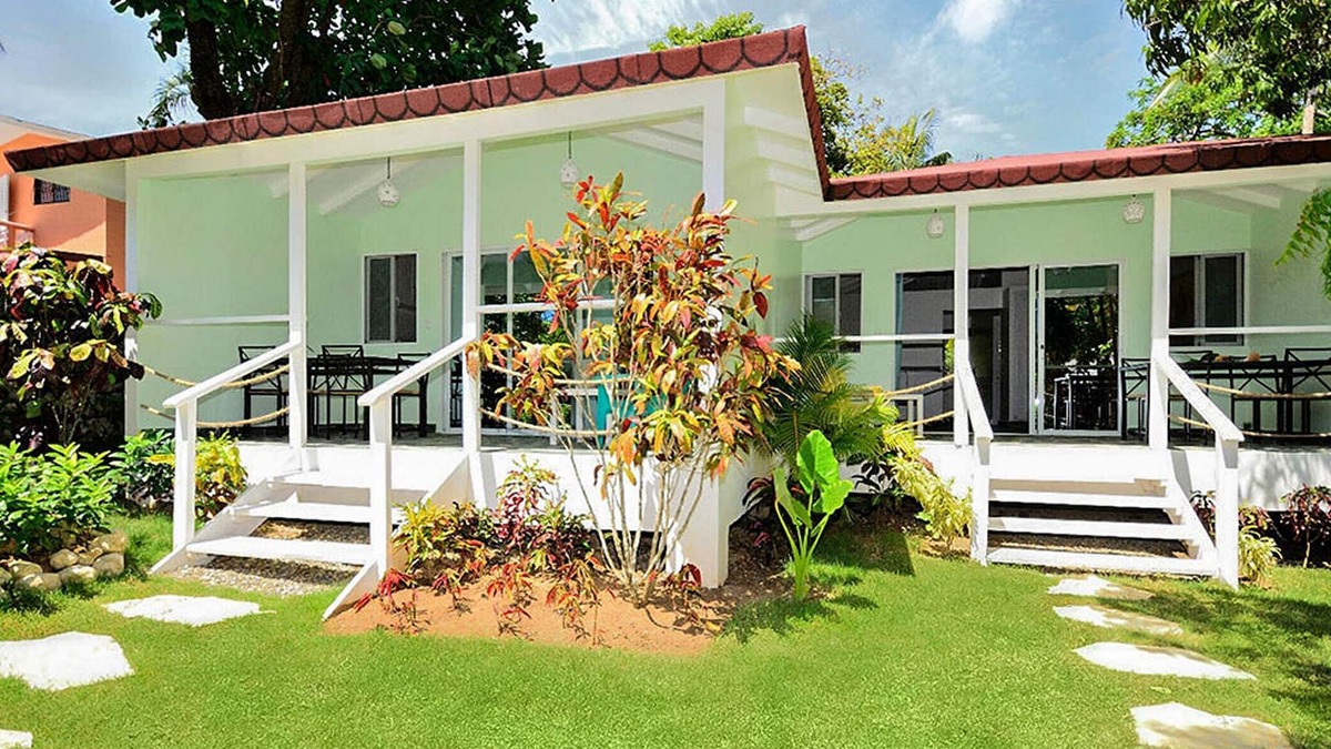 Urbanizacion Tavarez House | Private bungalow in large tropical garden with pool, steps from shops/beaches!