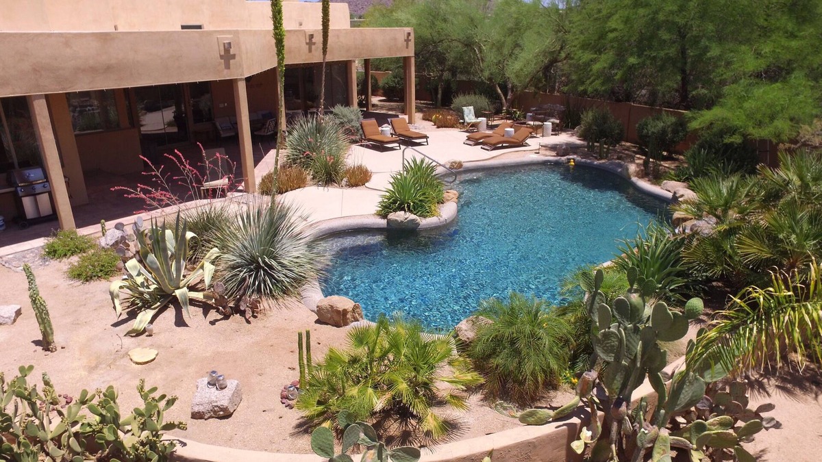 North Scottsdale House | Private Contemporary Adobe N. Scottsdale Golf Central, Resort Style Pool&Misters