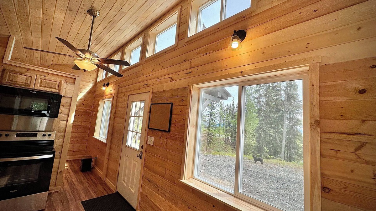 Funny River Cabin | Private Cozy Cabin with Lake & Mountain Views