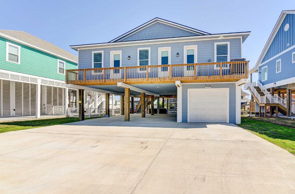 Terramar Beach House | Private Dock and Patio Waterfront Galveston Retreat